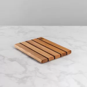 Planche à Charcuterie en Merisier et Noyer (Grain à Plat)