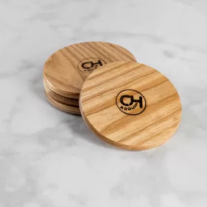 Ensemble de 6 Sous-verre en Chêne